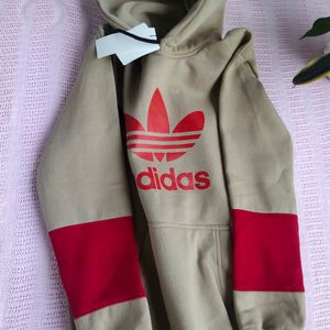 Men's Kangaroo pocket hoodie Adidas Logo Printed