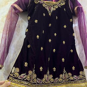 Garara With Long Kurti And Duppata