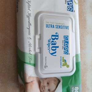 Steps Baby Wipes Pack Of 2 Total 160 Wipe