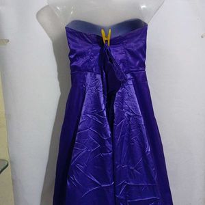 PLUE SIZE SATIN TUBE DRESS