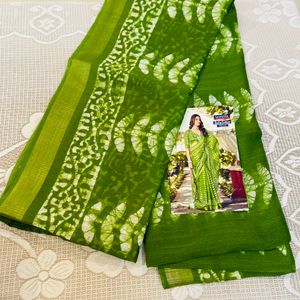 Fresh 🥰Soft Cotton Saree Per Piece Price -550₹