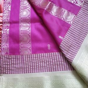 Exclusive Pink Color Silk Saree