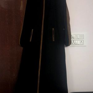 Black And Brown Abaya With Pocket