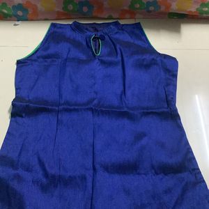 Blue Short Kurti