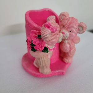 Cute Pink Pen Holder