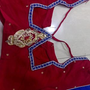 Heavy Red Saree