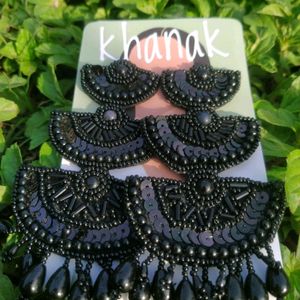 Black earrings