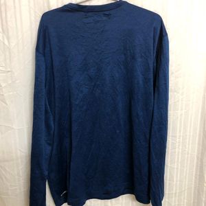 Matrix Blue Long Sleeve T Shirt