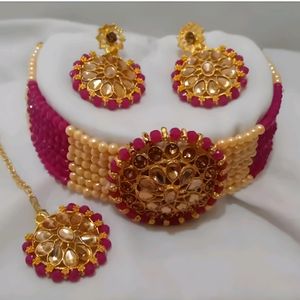 Choker Necklace Set For Women