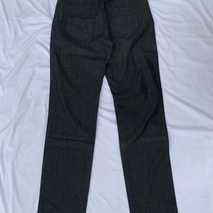 Black Straight Pant 30”