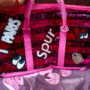 Pink Bag For Traveling