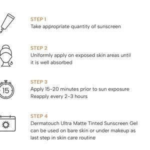 (Sealed)Dermatouch SPF 50 Tinted Sunscreen