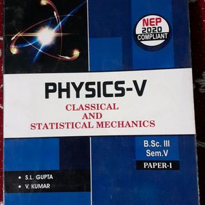 Bsc 5th Semester Physics Book