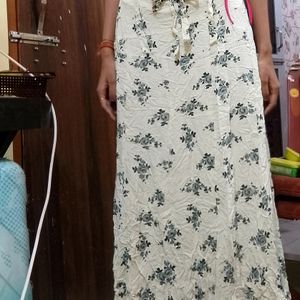 Floral Long Skirt