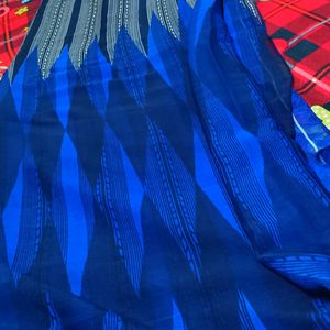 Royal Blue Saree