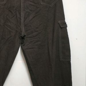 Black Cargo Jeans