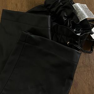 Zara Leather Trousers