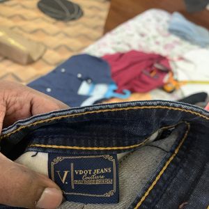 V Dot Jeans Size 30 Slim Fit