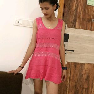 Pinterest Woolen Pink Top Comes Dress