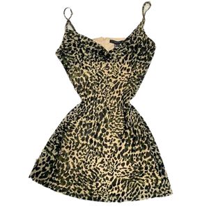 FOREVER 21 cheetah print mini dress