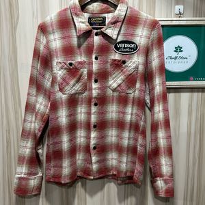 Vanson Leathers Plaid Flannel Shirt