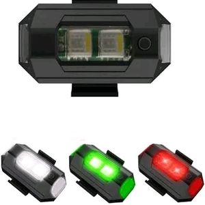 7 Colors LED Aircraft Strobe Lights & USB Charging