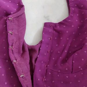 VIOLET COLOUR BLOUSE