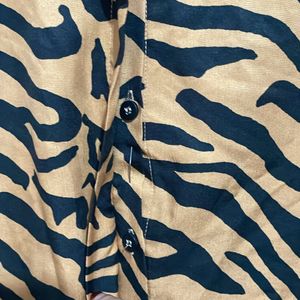 Tiger Print Shirt Women