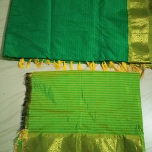 Green Pattu Saree