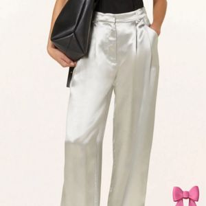 H&m Satin Wide Leg Pants