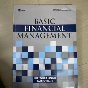 Basic Financial Management Book For Bcom