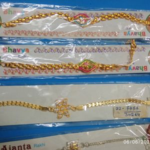 Gold Plated Rakhi