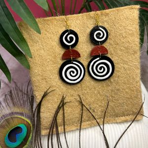 Hand Painted Earrings.