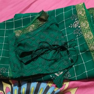 Green Colour Saree