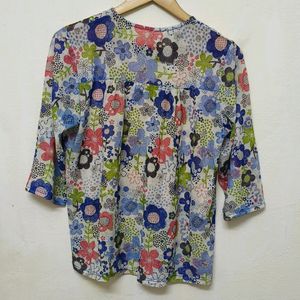 Trendy New Multi Colour Cotton Top For Women