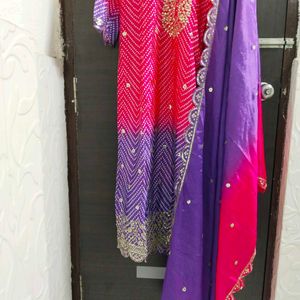 New Unused Chinnon Resham Work Suit