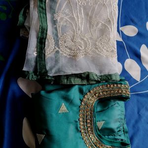 Kurti With Beautiful Dupatta