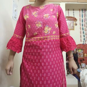 Biba New Pink Kurta