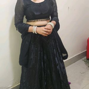 Black Lehenga