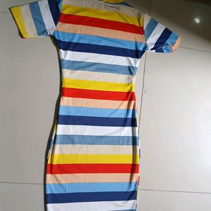 Rainbow Bodycon Dress