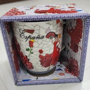 Espada Ceramic Cup Brand New With Box From Madrid