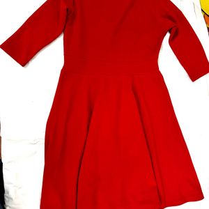 A- Line Knee Length Dress For Women