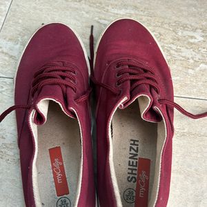 Maroon Sneakers