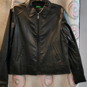 United Colors Of Benetton Leather Jacket