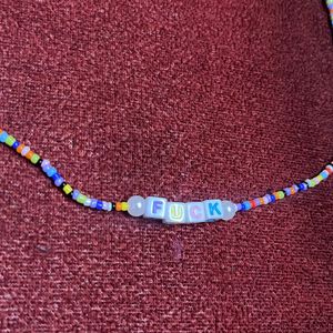 Handmade Multicolor Bead Neckpiece