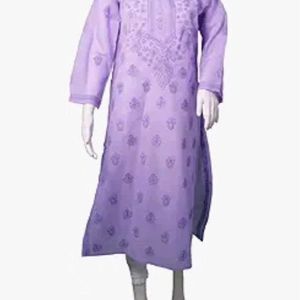 Silkari  Women's pure cotton lavender colour