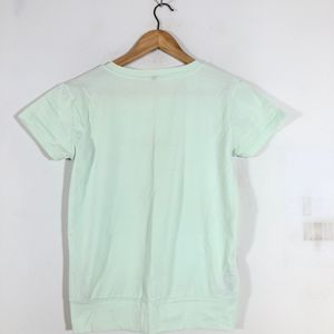 Ligth Green Printed T-Shirt (Women’s)