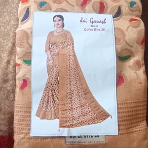 Light Coffee Color Saree