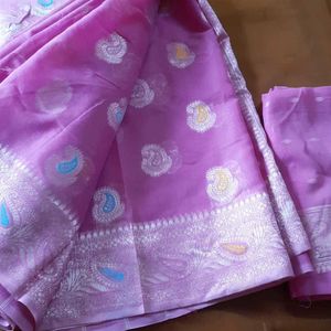 Pink Based Beautiful Saree