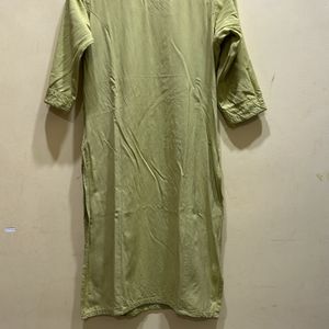 Pista Green Kurta & Pant Set Size S